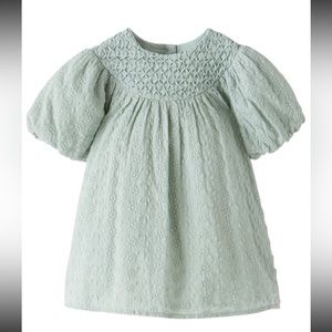 Zara embroidered romantic girls dress